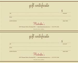 Best Photos Of Gift Certificate Templates Gift