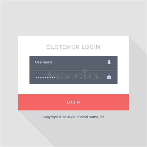 Simple White Login Form Ui Design For Website And Application Images