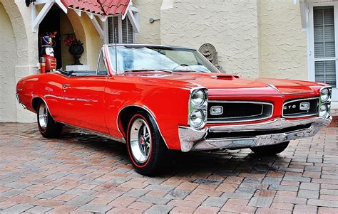 Fully Restored 1966 Pontiac Gto Convertible 4 Speed Convertibles For Sale