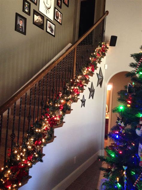 10 Best Stair Rail Decorations Christmas For Your Holiday Makeover