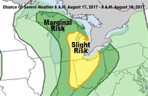 Tornado Risk Centered Over Michigan Has Been Increased Expanded North