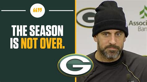 Aaron Rodgers Says There Are 6 More Opportunities Left Following Loss