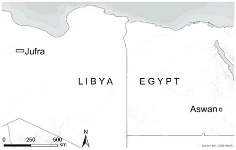 Location Of Study Areas In Libya And Egypt Download Scientific Diagram