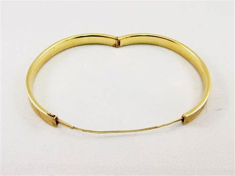 14 Karat Gold Bangle Bracelet From Warejewelry On Ruby Lane