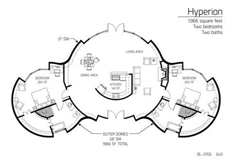 The sound is pure in contrast to rectangular. Bedroom domes off the main dome | Dome house, Monolithic dome homes, Geodesic dome homes