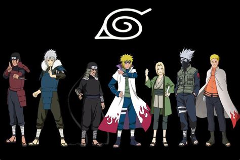 Hokages Konoha Naruto Uzumaki Hokage Naruto Naruto Shippuden Anime