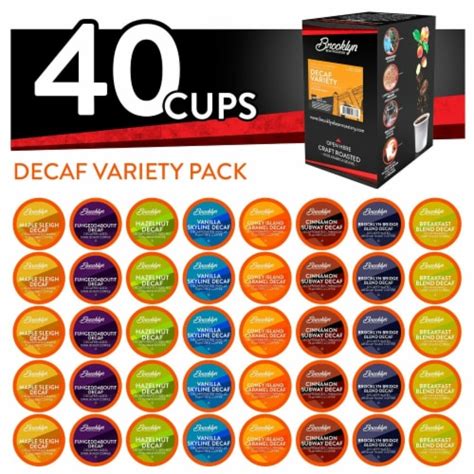 Brooklyn Beans Decaf Coffee Pods For Keurig K Cups Coffee Maker Variety