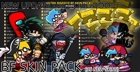 Ultra Massive Bf Skin Pack V17 Only Ke Friday Night Funkin Mods