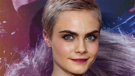 Cara Delevingne Is Pulling Off Chocolate Brown Hair Like A Pro All Things Hair Uk