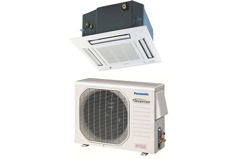 Panasonic ceiling cassette air conditioner 2 hp: Panasonic Ceiling 4-Way Recessed Split System | E12RB4U