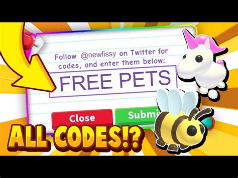 Adopt Me Pet Promo Codes 2020 Anna Blog