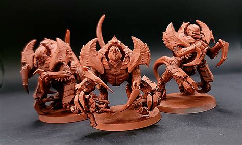 3d Printable Space Bugs Of Death Terrornid Guard • Made With Mars 3 Pro・cults