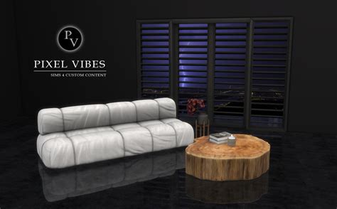 Pixelvibes Haave Sofa And Table Click On Its Jessica Cc Finds