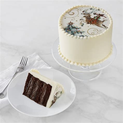 He has got a big bag of presents for children. Twas the Night Before Christmas Reindeer Cake | Williams Sonoma