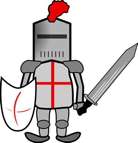 Crusader Armour Knight Free Vector Graphic On Pixabay