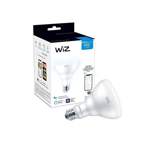 Philips Wiz 65w Br30 Dimmable Daylight Led Smart Home Wi Fi Light Bulb
