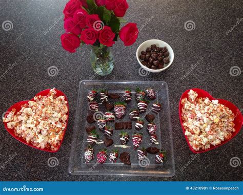 Valentines Day Special Treats Stock Image Image Of Chocolate Spouse