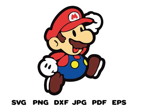 Super Mario Svg Mario Bros Svg Png Dxf Cricut Stickers Etsy The Best