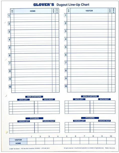 Download Printable Baseball Depth Chart Template Gantt Chart Excel