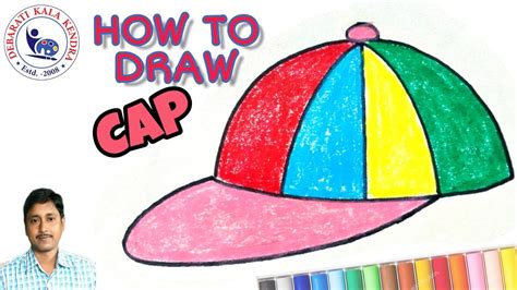 How To Draw Cap Step By Step Nursery Class Youtube