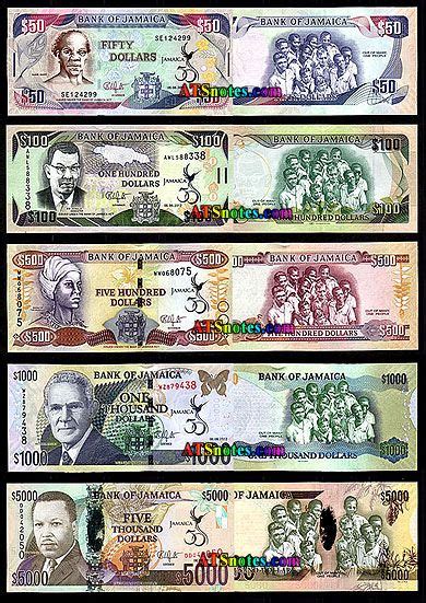 The notes retained the same colours as the notes issued by the government of jamaica in 1940 in that the 5 shilling was red, the 10 shilling, purple, the 1 pound, green and the 5 pound, blue. Jamaica banknotes - Jamaica paper money catalog and Jamaican currency history | Bank notes ...