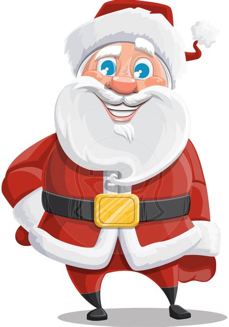 Santa Claus Cartoon Vector Character Illustrations Aka Mr Claus North Pole Graphicmama