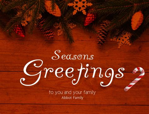Copy Of Seasons Greetings Card Postermywall