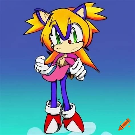 Sonic Girl Character On Craiyon
