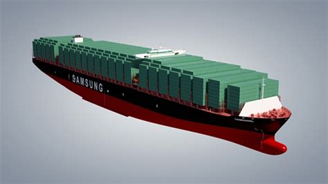 How many 40ft containers can a ship carry? Samsung Is building World's Largest Container Ship, It Won ...