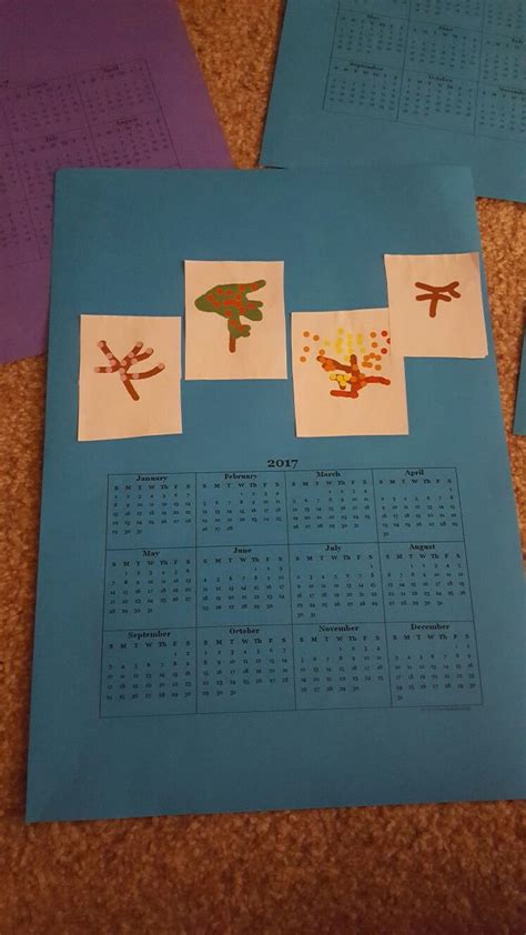 Eyfs Kids Calendar Craft Kids Calendar Calendar Craft Crafts
