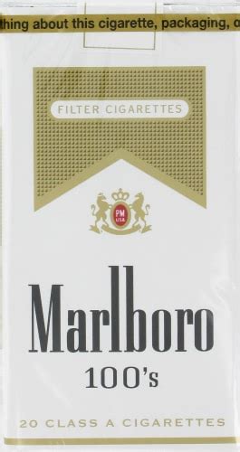 Marlboro Gold 100s Cigarettes 1 Ct Foods Co