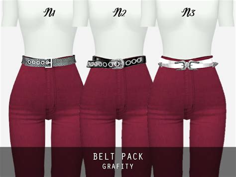 Belt Pack Sims 4 Accessories