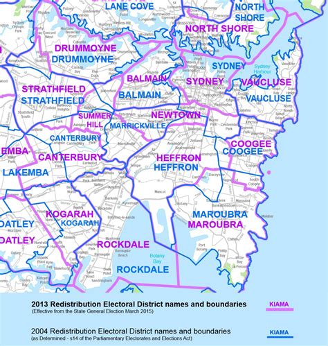 Nsw Election Boundary Changes Inner Sydney Voice Magazine