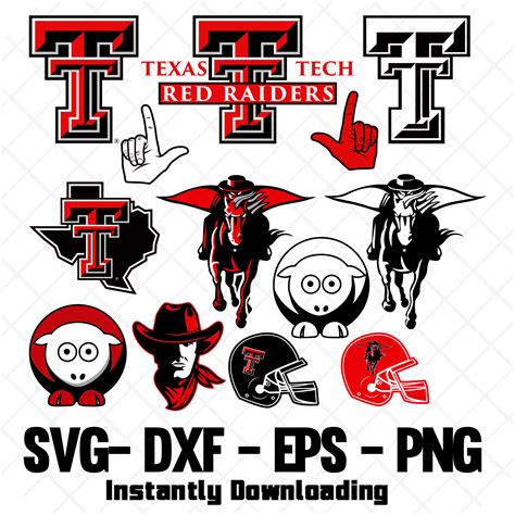 Texas Tech Red Raiders Svg Cut Files Vector Svg Format