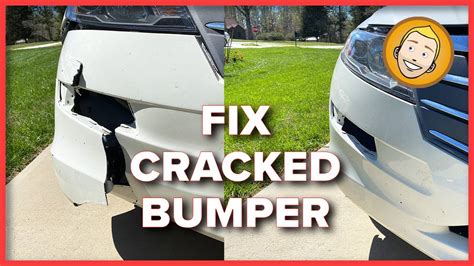How To Fix CRACKED BUMPER COVER In Minutes DIY With Plastic Welding