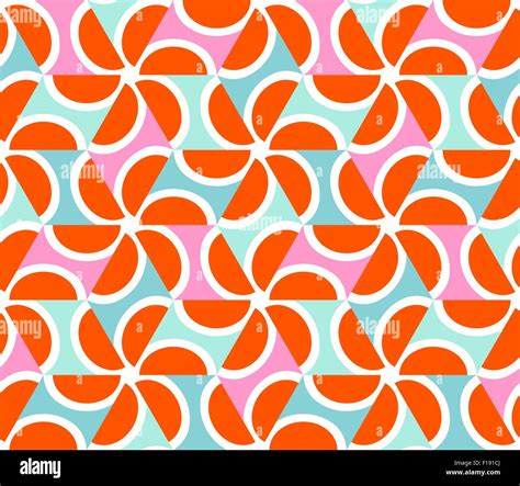 Geometric Abstract Seamless Pattern Motif Background Colorful Shapes