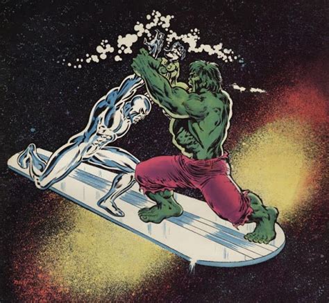 Hero Envy The Blog Adventures Hulk Vs Silver Surfer In 2020 Silver
