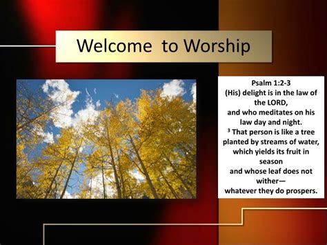 Ppt Welcome To Worship Powerpoint Presentation Free Download Id