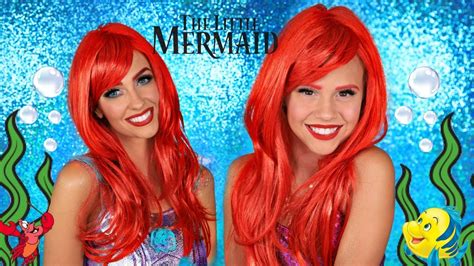 Disney Little Mermaid Ariel Makeup And Costumes Youtube