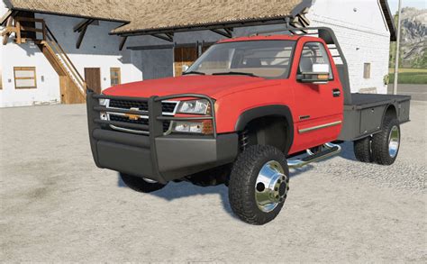 Chevrolet Silverado Flatbed Two Bumper V FS Farming Simulator Mod FS Mod