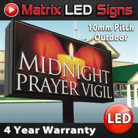 Outdoor Programmable Led Signs Double Sided Evanroegner 99