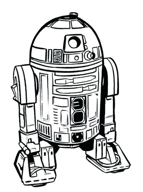 R2d2 day of the dead coloring page. R2D2 Coloring Pages - Best Coloring Pages For Kids