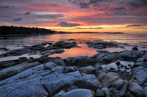 Coast Of Maine Sunset Photograph By Christian Heeb
