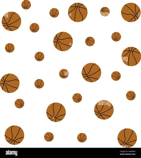 Basketball Background Square Design Template Vector Stock Vector Image