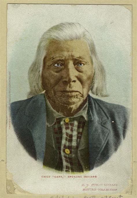 Chief Gary Spokane Indians Nypl Digital Collections