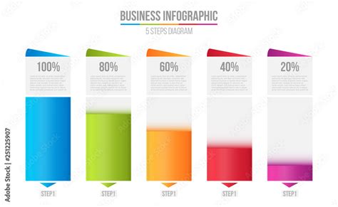 Vecteur Stock Creative Vector Illustration Of Columns Bar Chart