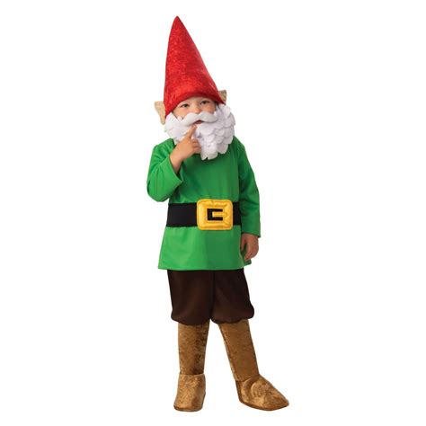 Childrens Green Garden Gnome Costume