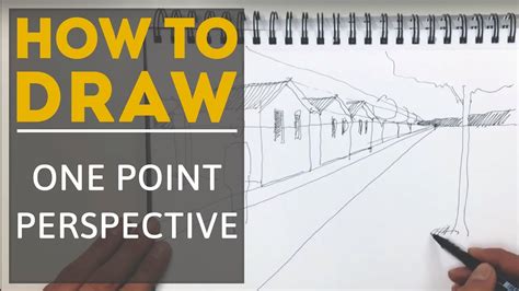 How To Draw A One Point Perspective Youtube