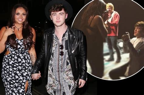 Jesy Nelson And Jake Roche Engaged After He Proposes While Ed Sheeran Sings Their Favourite Song