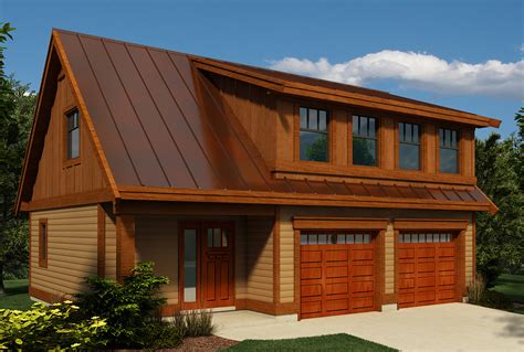 Carriage House Plan With Shed Dormer 9824sw Architectural Designs